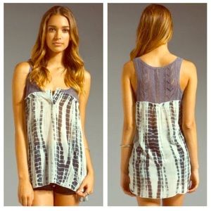 Vintage Free People Susquehanna Tank Top